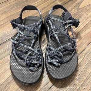 Chaco ZX3 Classic Scatter Navy Hollow Eclipse Sport Hiking Sandals Women’s Sz 10